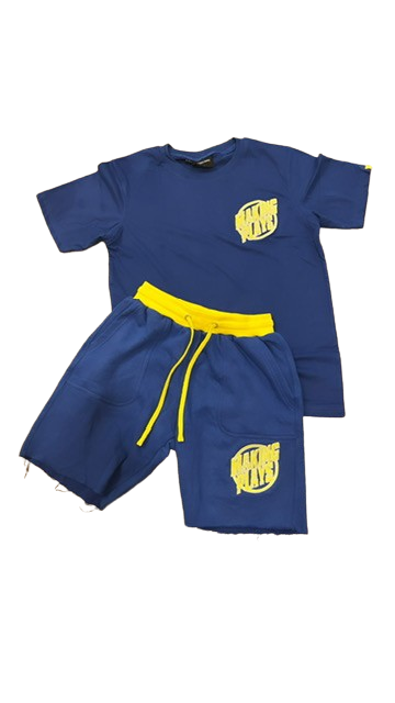 Royal Blue/ yellow set