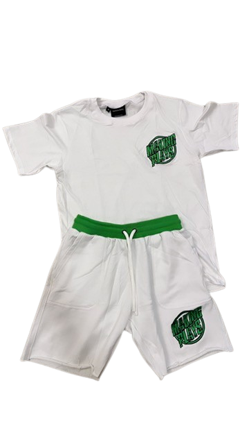 White/ green set