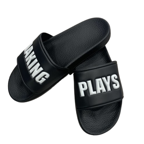 Black slides w white